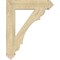 Ekena Millwork Olympic Arts & Crafts Rough Sawn Bracket, Douglas Fir, 6"W x 32"D x 40"H BKT06X32X40OLY03RDF - alternate 4